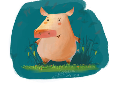 请叫我，猪宝宝。