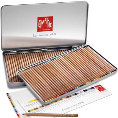 Swiss brand： Caran d'Ache Luminance 6901Tin of 76 HK$3,180.00【试用过的一位说是Caran d'Ache最好的】