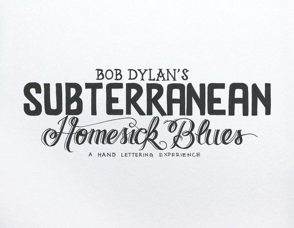 bob-dylans的超强手绘字体