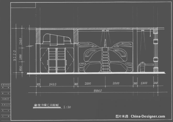 蝶。大学寝室设计-陈雪隽的设计师家园-2010china-designer全国高校室内设计大赛,旧房改造,现代,白色