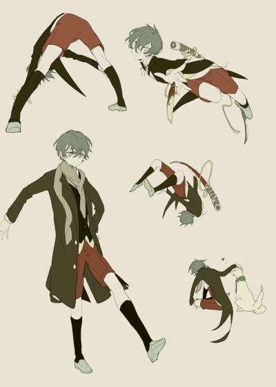 。美少年动作分解