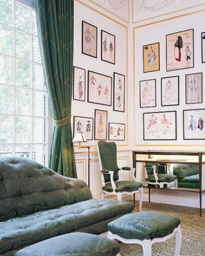 A salon at the Pierre Bergé-Yves Saint Laurent Foundation's museum