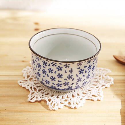 青花瓷小汤碗饭碗日式陶瓷国风zakka杂货