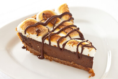 S’mores Pie - Pixelated Crumb (Fourth of July Dessert Dairy Gluten Egg products Animal products Pies! Some more s'mores Soft and Sweet Salt Semi-sweet chocolate Heavy cream Milk Butter Eggs Marshmall…