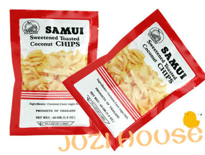 泰国SAMUI 红莓苏记 椰子片 原味 40g http://item.taobao.com/item.htm?spm=a1z10.3.w1229239251.35.xnPcp7&id=24230116601