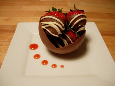 草莓加巧克力