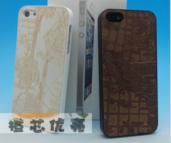 新品特价送模送框英伦地图系列iphone5手机壳保护套正品贴皮外壳