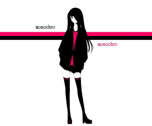 Pixiv站的画师 Haru的简洁风，黑长直组图  作者P站主页：pixiv.net/member.php?id=1834291