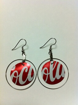 diy earings coke earrings…Christmas present anyone?