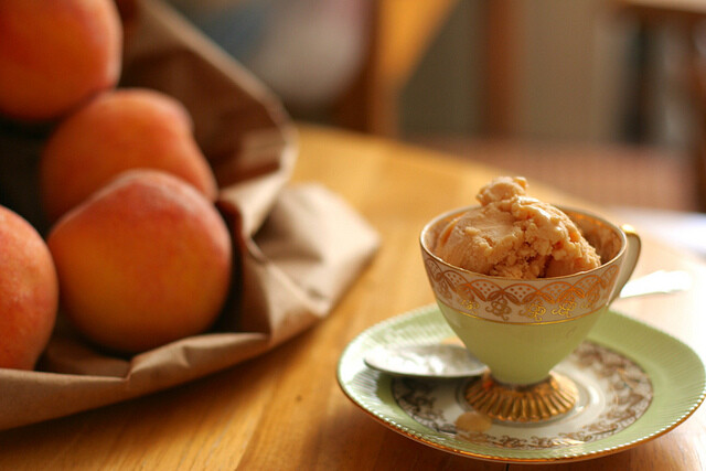 Peach sorbet