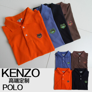 独家定制 老虎头KENZO POLO衬衫短袖TEE