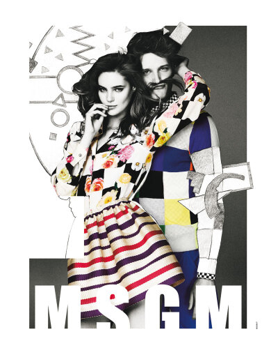 意大利设计师品牌 MSGM 2013年春季宣传发布