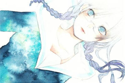 日本插画师有风子的治愈系美图。