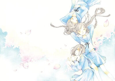 日本插画师有风子的治愈系美图。