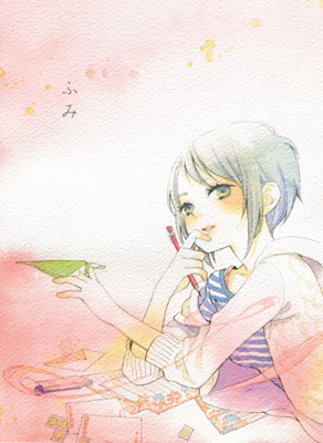 日本插画师有风子的治愈系美图。