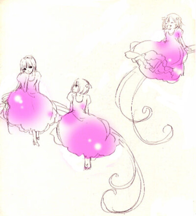 日本插画师有风子的治愈系美图。