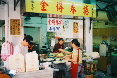 台南美食，金德春卷。