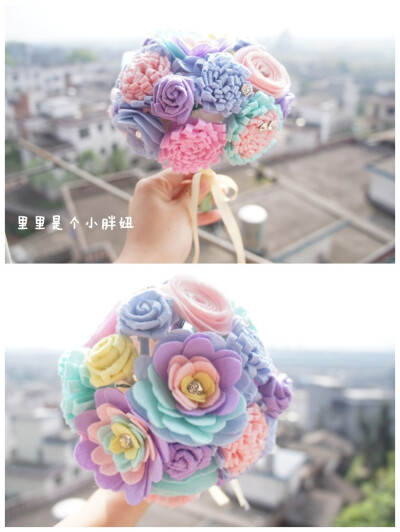 手捧花
