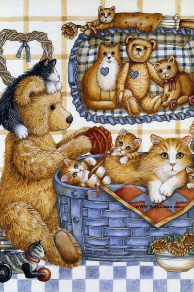 彼岸花。手绘，插画。