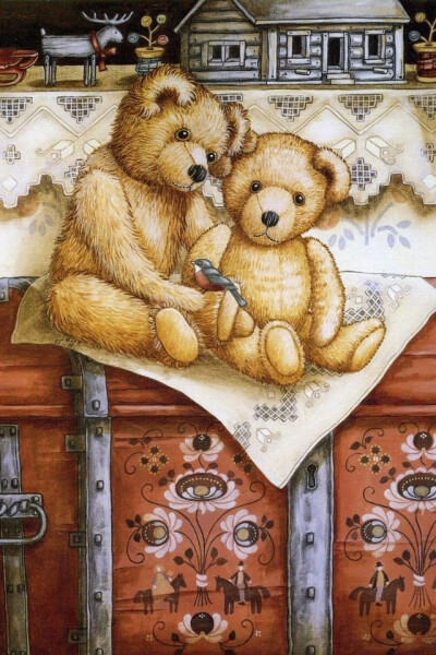 彼岸花。手绘，插画。