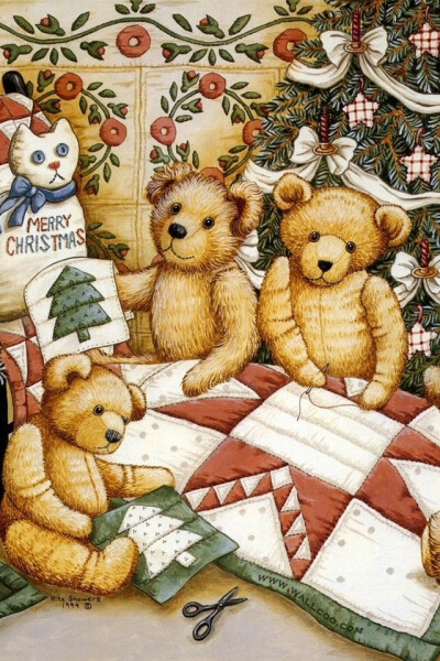 彼岸花。手绘，插画。