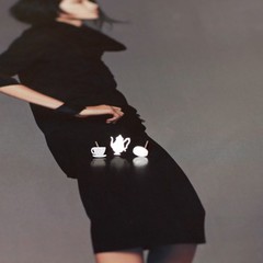 (预定）韩国代购RichbonCoffee n kettle earring (925银针）