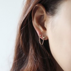 (预定）韩国代购RichbonWe are friends earring(925银耳钉