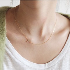 (预定）韩国代购RichbonRenouveau necklace(925银项链