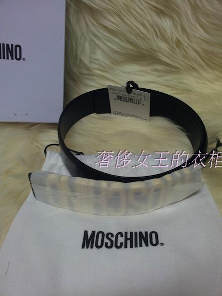 moschino logo女士腰带 全长90cm