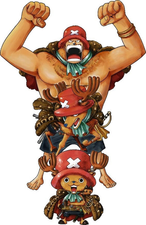 鱼放、ONE PIECE 海贼王 动漫 海贼 路飞 手绘