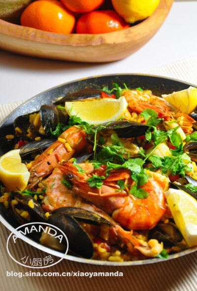 Seafood Paella 西班牙海鲜饭的做法