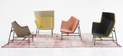 穿了不同条纹衣服的小椅子们（分享自万椅网：http://www.w-yi.com/note/11951）