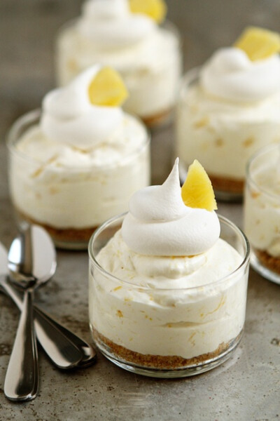 pineapple cheesecakes