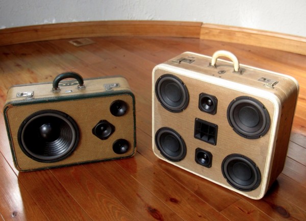 Music in your Suitecase with The BoomCase Speakers