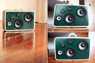 Music in your Suitecase with The BoomCase Speakers