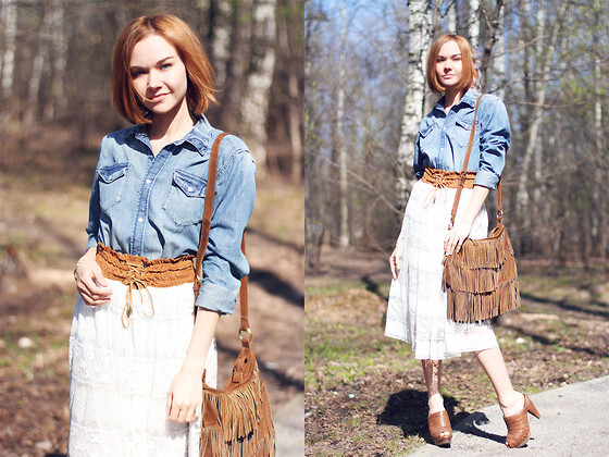 Chicwish Skirt, Zarataylor Bracelet, Zara Heels