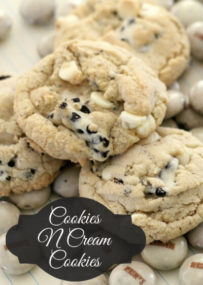 Cookies N Cream Cookies - a new favorite! This recipe is a must-keep! YUMMY!!