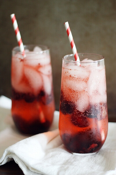 cherry sake cocktails by girlversusdough