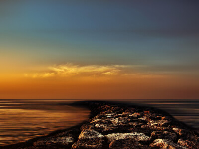 Photograph Sunset of the sea by Mostafa Hamad on 500px