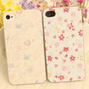 件彩绘田园小清新iphoneS手机套iphone保护壳苹果手机壳