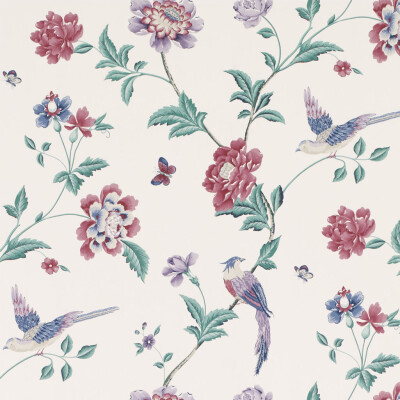 Elveden Cranberry Wallpaper!很甜美復古的北鼻房間壁紙~