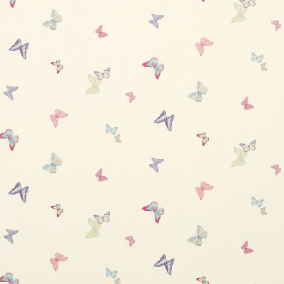 Summer Meadow Butterfly Wallpaper, Cerise Pink/Multi