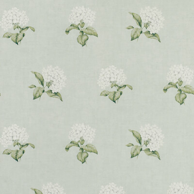 Heligan Floral Wallpaper, Eau de Nil