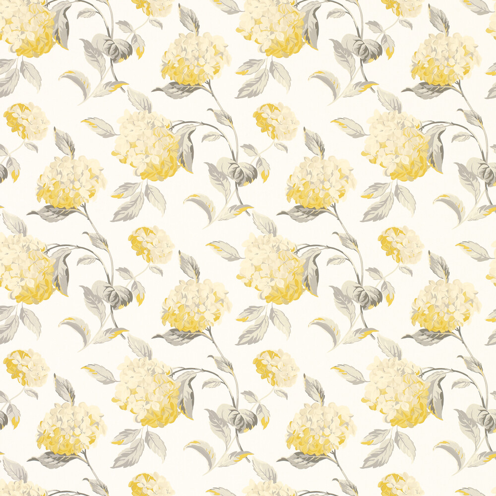 Hydrangea Camomile Floral Wallpaper