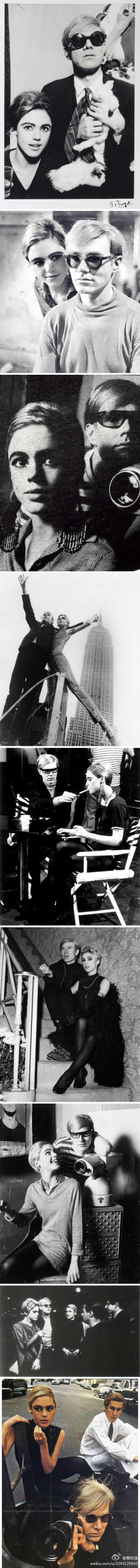 前卫艺术大师安迪沃霍尔和他的工厂女孩艾迪·塞吉维克（Edie sedgwick）