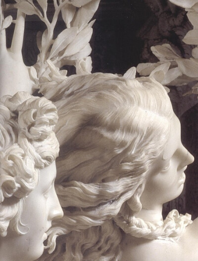 Bernini, Apollo and Daphne, detail, 1622–25.