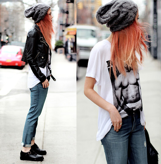 The Stylist Own Tee, Jacket, A.N.D Jeans