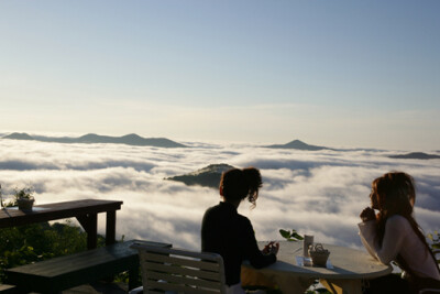 离天国最近的咖啡厅----北海道云海Terrace