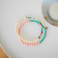 (预定）韩国代购RichbonFreaky friday bracelet 夏日彩色手镯