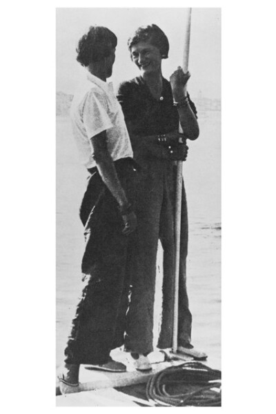 "If a man speaks badly about all women, it usually means he was burned by one woman." The opera singer Marthe Davelli and Gabrielle Chanel on a yacht 1930 Photo By CHANEL - Collection Denise Tual